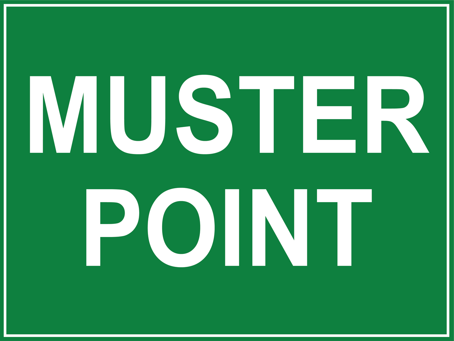 Emergency Information - Muster Point