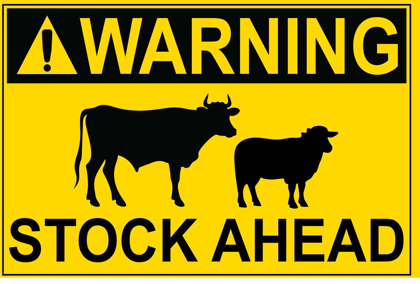 Warning - Stock Ahead
