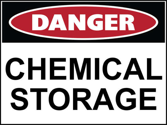 Danger - Chemical Storage