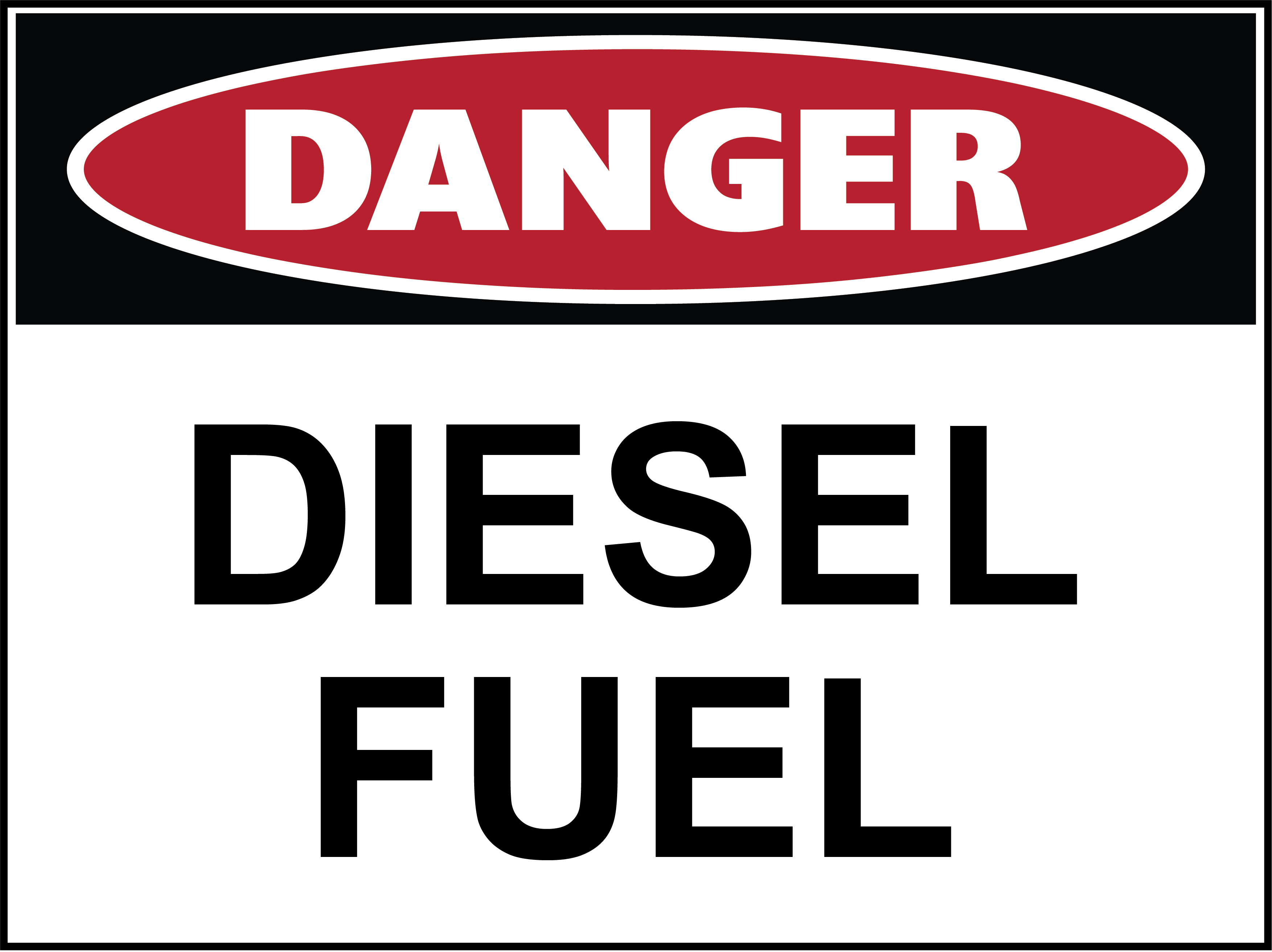 Danger - Diesel Fuel – Farm Safety Signs