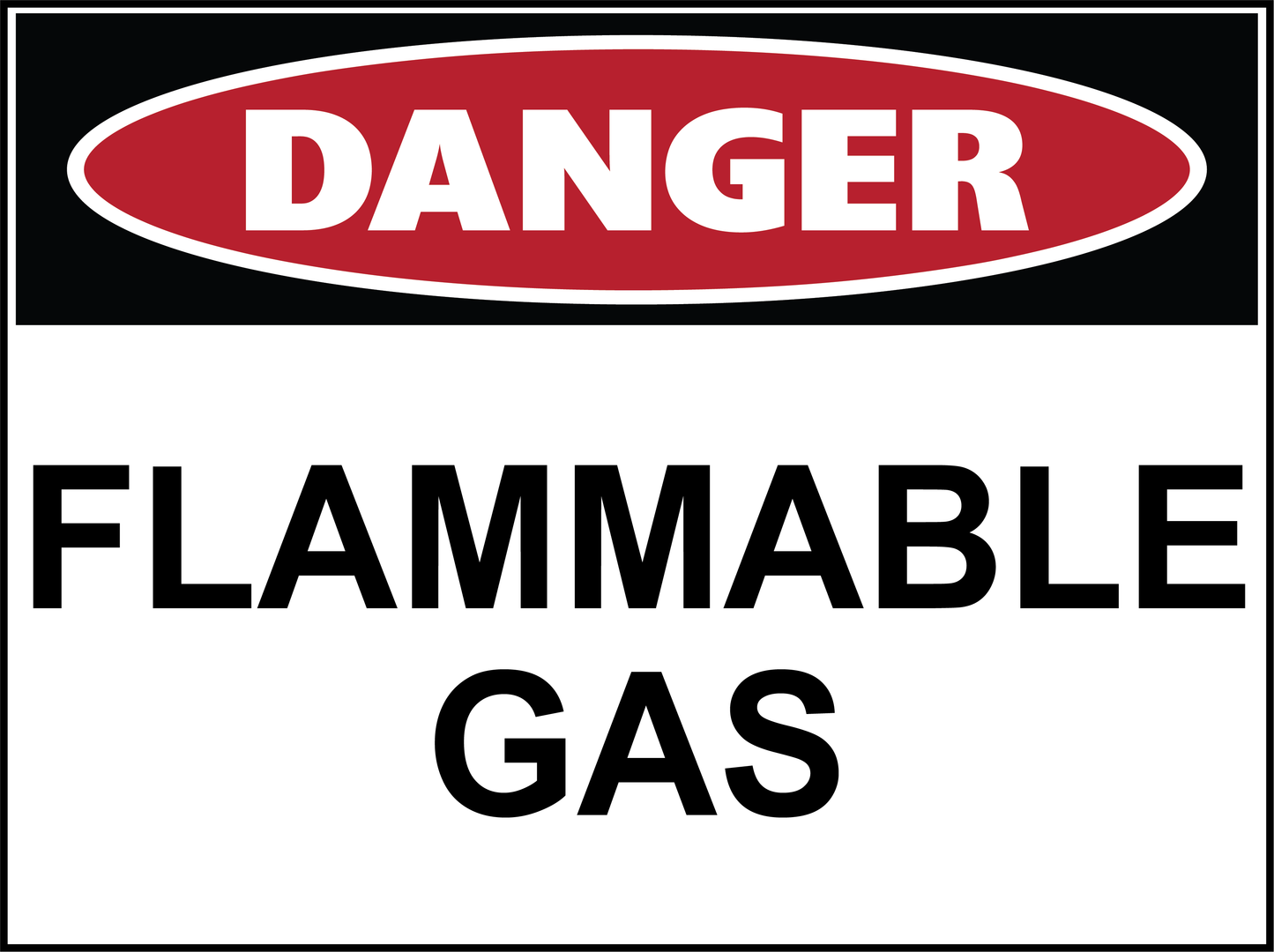 Danger - Flammable Gas