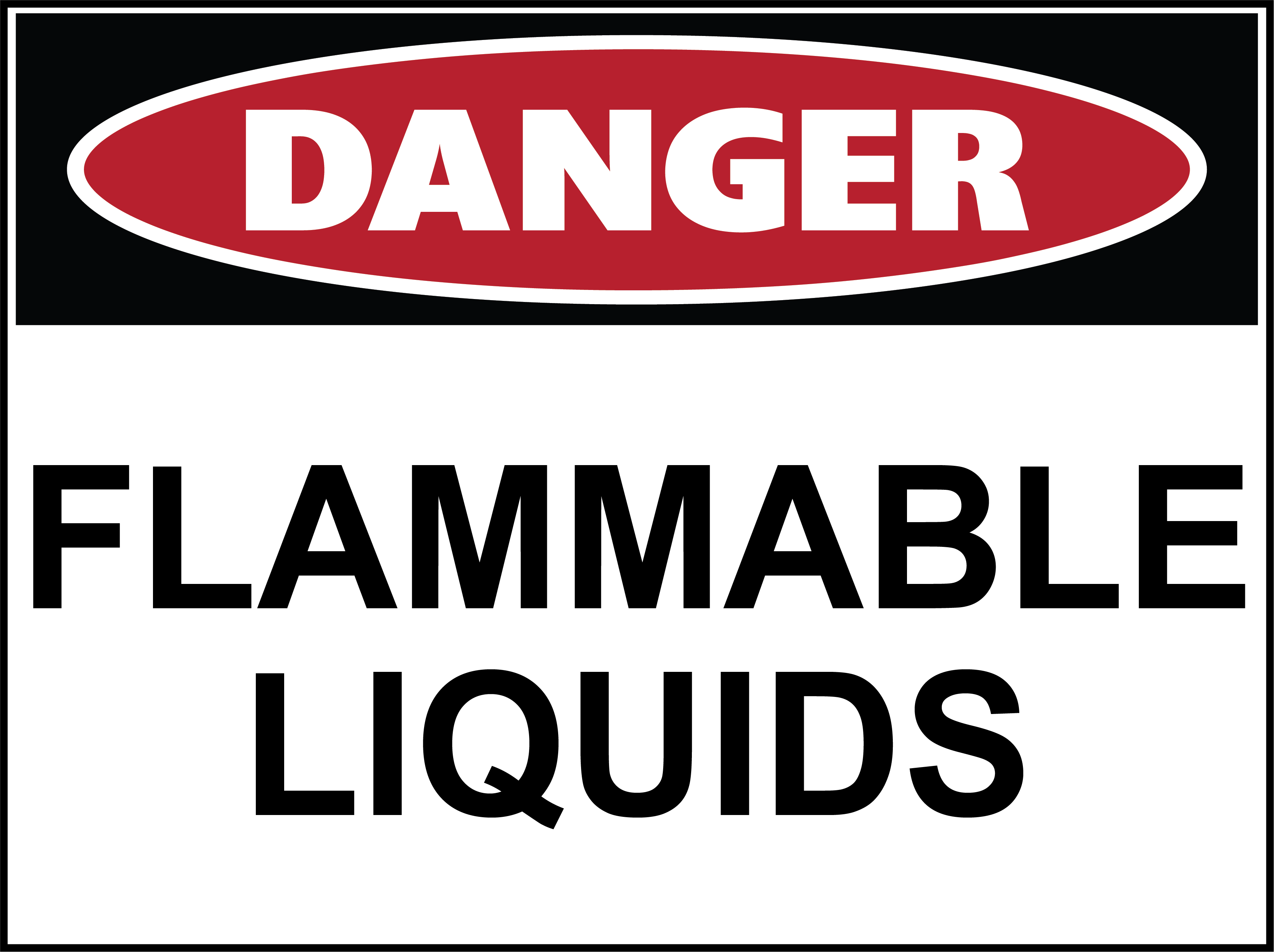 Danger - Flammable Liquid – Farm Safety Signs