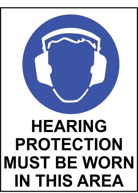 Mandatory - Hearing Protection Must Be Worn In This Area