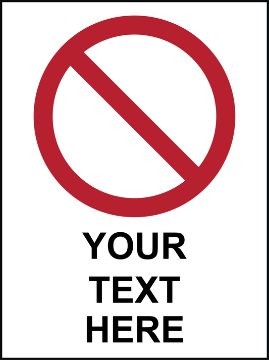 Prohibition - Custom - Your Text Here