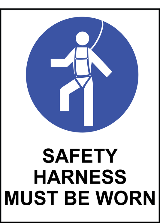 Mandatory - Safety Harness Must Be Worn