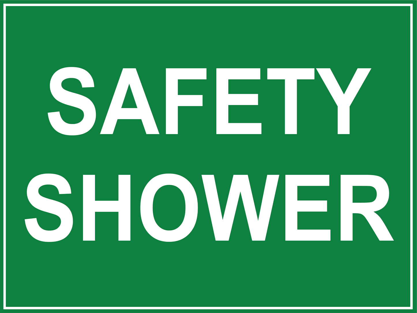 Emergency Information - Safety Shower