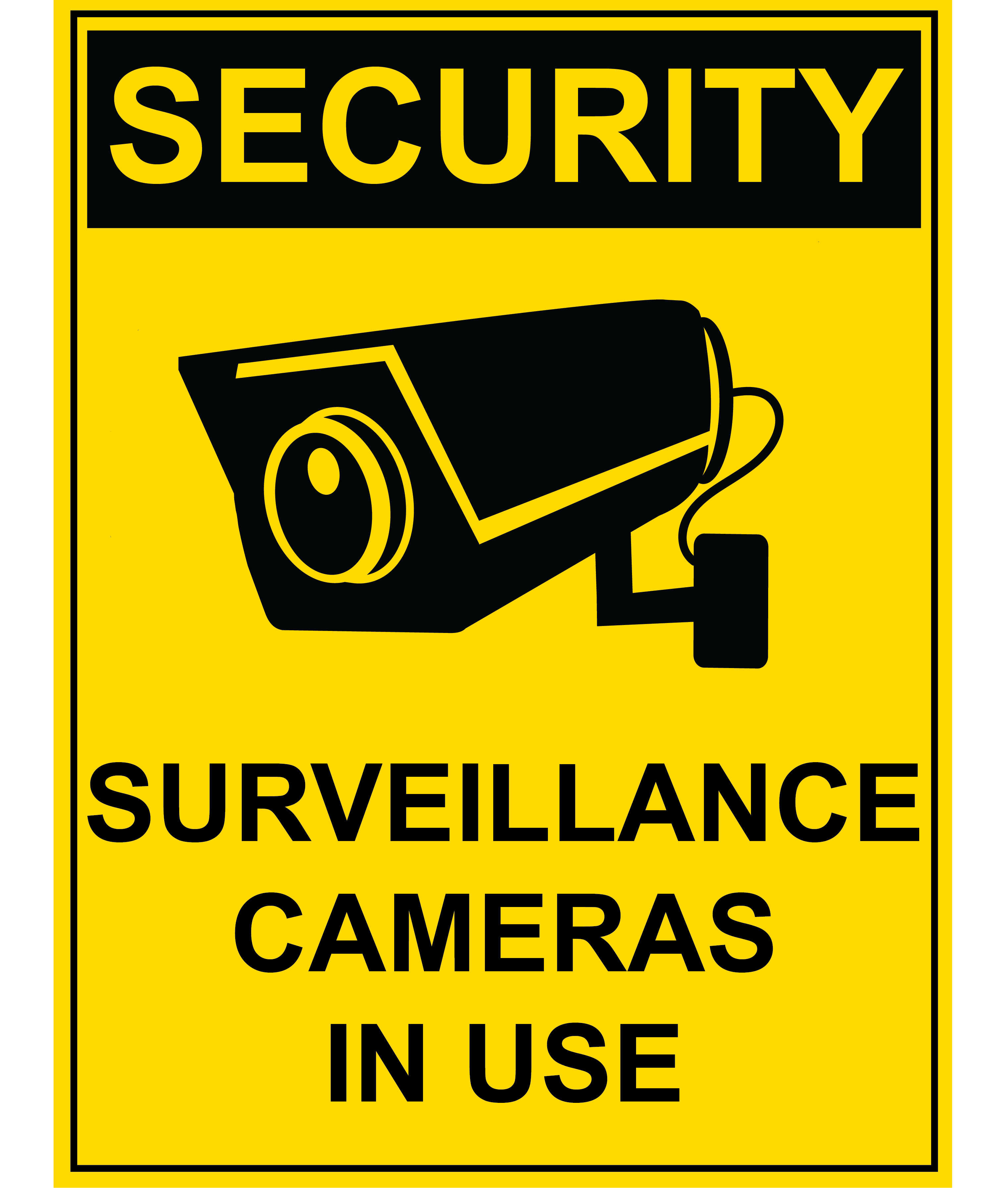 Security - Surveillance Cameras In Use – Farm Safety Signs