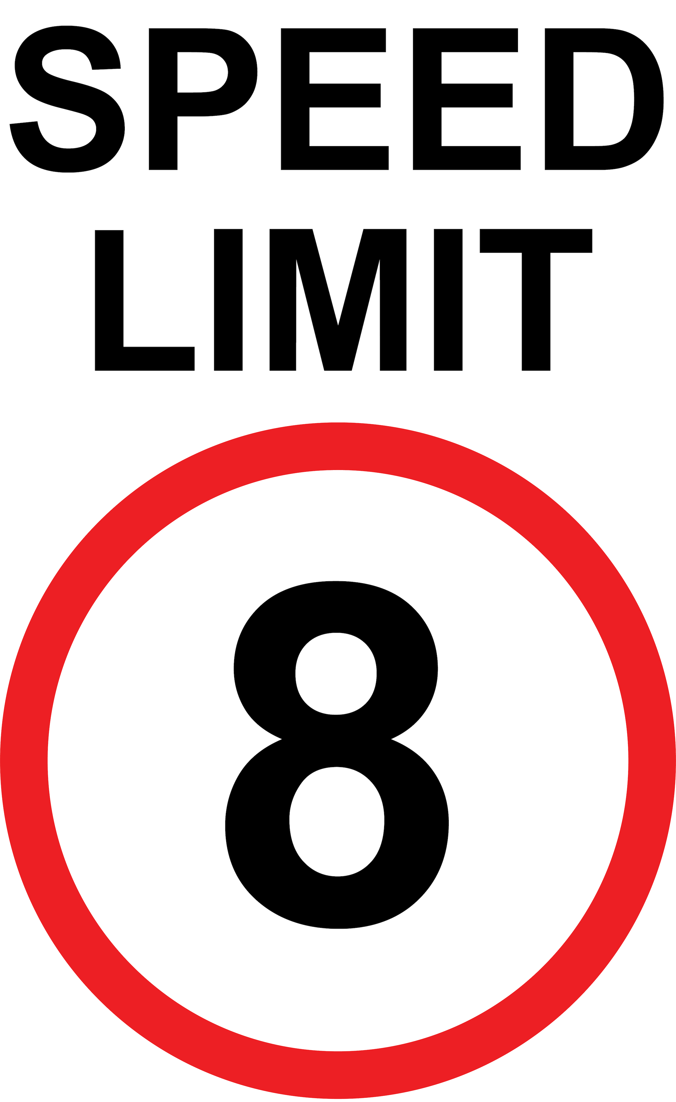 Speed Limit - 450x600mm – Farm Safety Signs