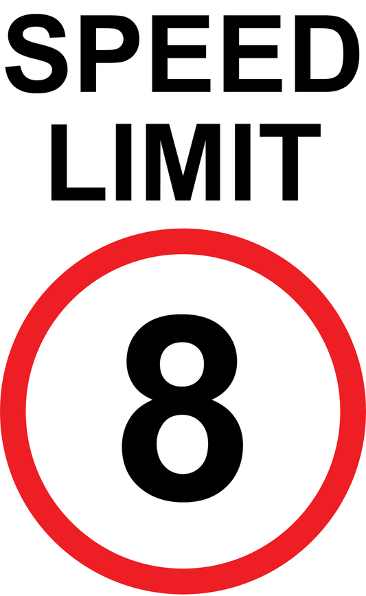 Speed Limit - 450x600mm